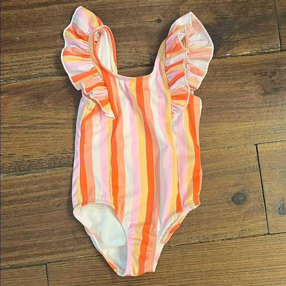 Cat & Jack Colorful Striped Swimsuit